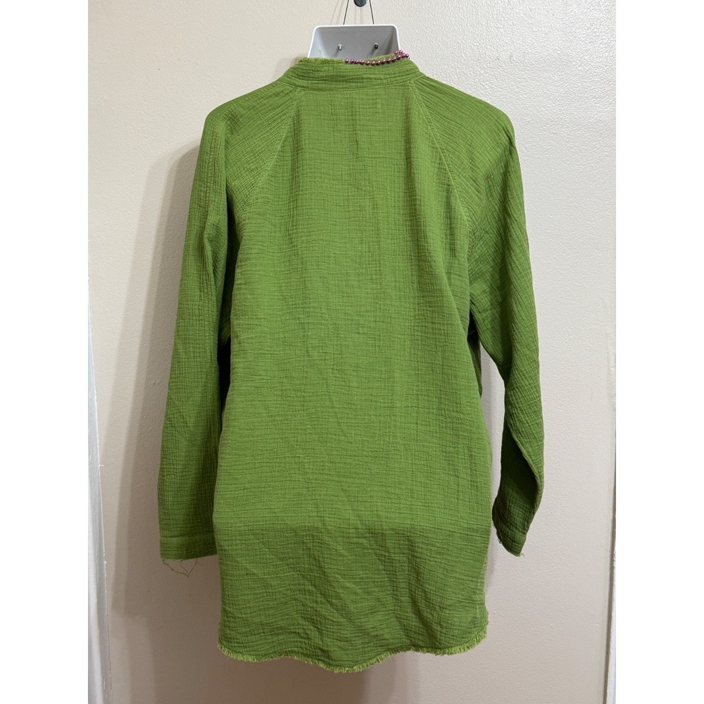 Free People - Summer Daydream Buttondown Oversized Shirt - Size Small - Picture 4 of 7